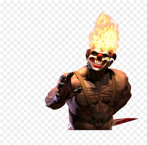 Sweet tooth was an escaped mental patient that entered the twisted metal tournament, seeking the return of his best friend. Sweet Tooth Twisted Metal Black, HD Png Download - vhv
