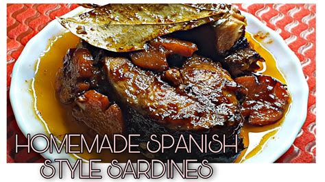 How To Make Homemade Spanish Style Sardines Using A Bangus Youtube