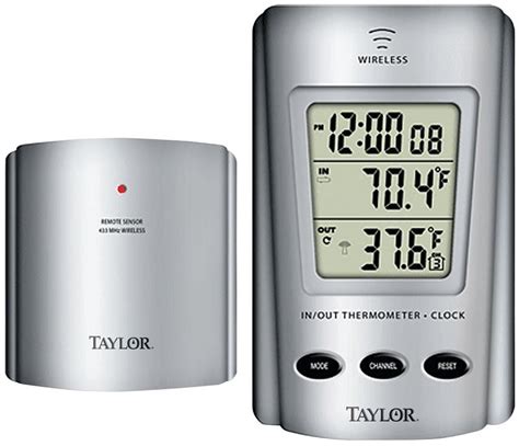 Taylor Wireless Inout Thermometer Wremote 1731 Taylor Weather Meter