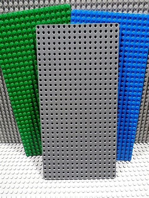 Lego Baseplate 16 X 32 Stud 5 X 10 16x32 Base Plate Blue Green