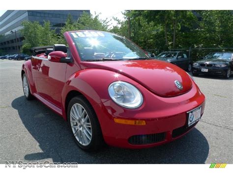 2007 Volkswagen New Beetle 2 5 Convertible In Salsa Red 400543 Cars For