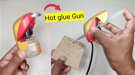How To Make Hot Glue Gun At Home Using Mosquito Repellent Youtube