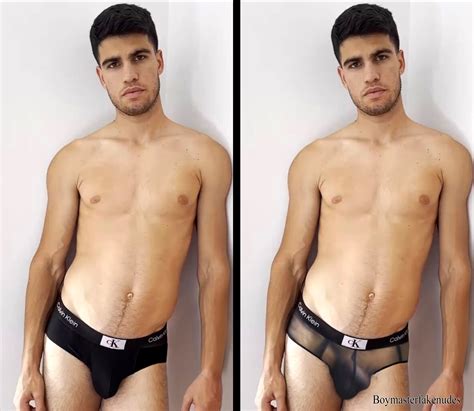 Boymaster Fake Nudes Carlos Alcaraz Spanish Tennis Player In Underwear