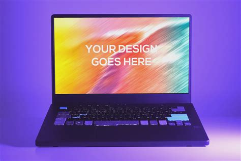 Asus Rog Laptop Mockup 09 Graphic By Relineo · Creative Fabrica