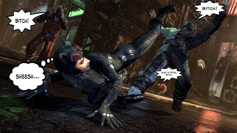 Catwoman is a playable character for players who purchased batman: Batman: Arkham City's Weird 'Bitch' Fixation | Kotaku ...