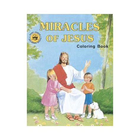 Miracles Of Jesus Coloring Book Gatto Christian Shop
