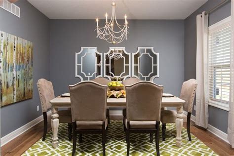 56 Elegant Dining Room Design with Wall Mirrors Ideas - Artistic Home
