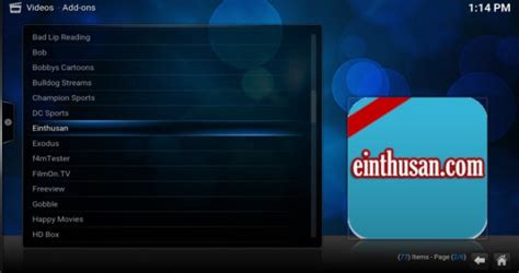 How To Install Einthusan Kodi Add On