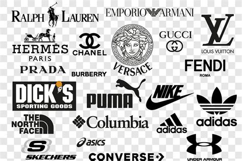 Logo popular clothing,footwear brand | Pre-Designed Illustrator gambar png