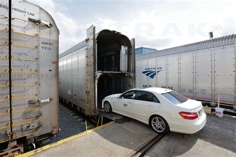 Loading A Car Onto An Auto Carrier 2016 — Amtrak History Of America