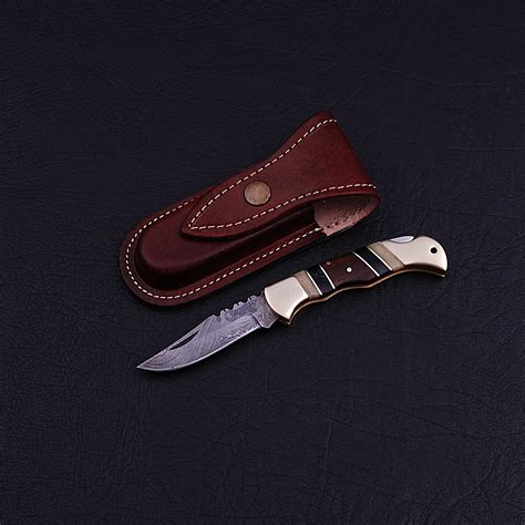 Lockback Folding Pocket Knife Black Forge Knives Touch Of Modern