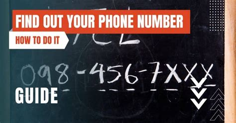 How To Find Out Your Own Phone Number