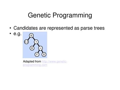 Ppt Evolution Strategies Evolutionary Programming Genetic Programming