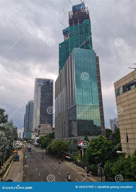 Jakarta Towers At Thamrin Editorial Image Image Of Blue 265247395