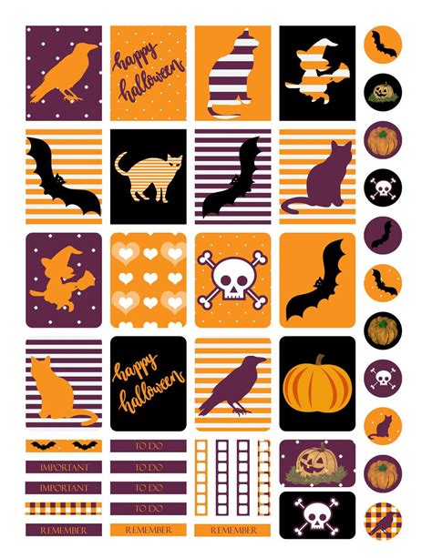 Halloween Planner Stickers Free Planner Stickers Planner Stickers