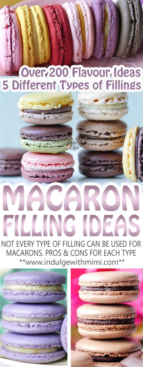Yummy Macaron Filling Ideas Macaron Flavors Macaron Filling French