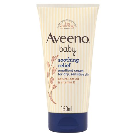 Buy Aveeno Baby Soothing Relief Emollient Cream 150ml Online From