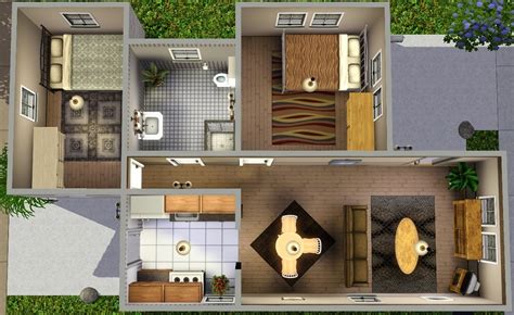 Mod The Sims Ledomus Starter Home Plan 3 No Cc
