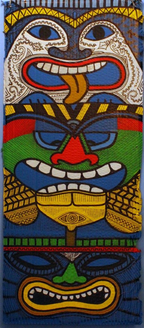 Unique bags for men & women designed and sold by independent artists, printed when you order. painted Totem Pole, tiki style! | Craft Ideas | Pinterest ...