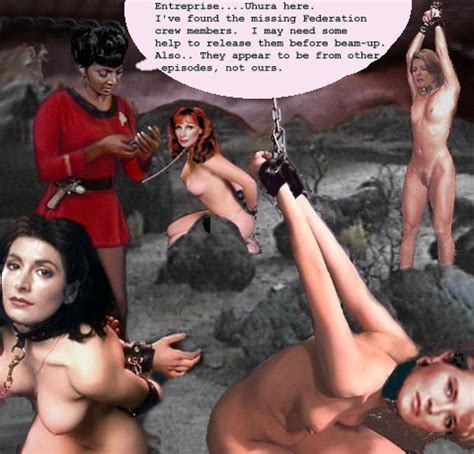 Post Beverly Crusher Deanna Troi Denise Crosby Fakes Gates