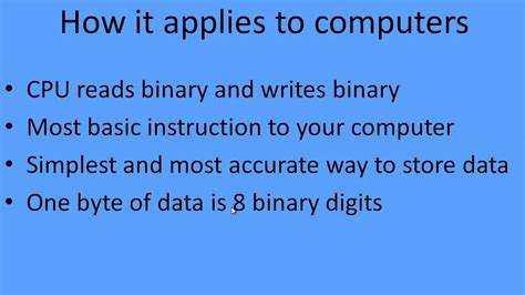 What Is Binary Youtube