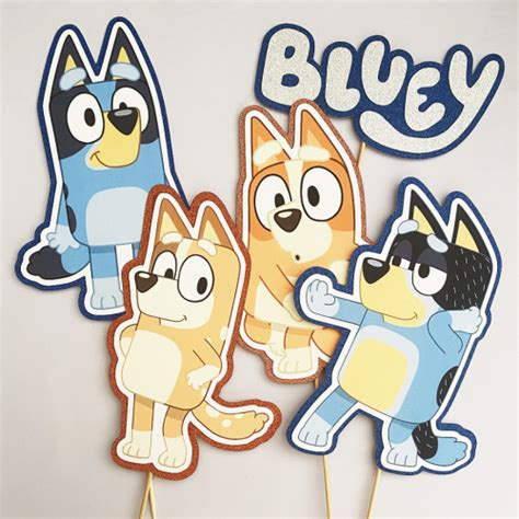 Bluey Cake Topper Printable Customize And Print