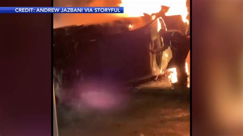 Off Duty Officer Rescues Woman From Burning Car In Texas Abc7 Los Angeles