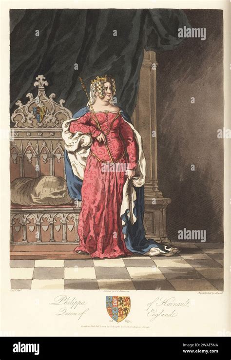 Filipa De Hainault Reina De Inglaterra Regente Esposa Del Rey