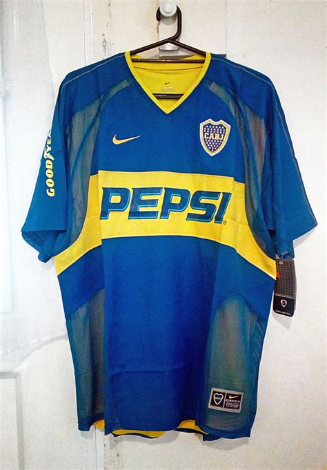 Camiseta Alternativa Retro Boca Juniors 2002 Ubicaciondepersonascdmx