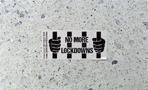No More Lockdowns Editorial Image Image Of Mare Lockdowns 217303505