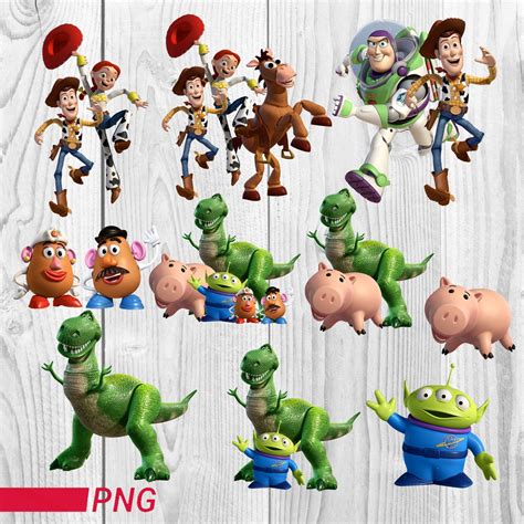 Toy Story Png Toy Story Bundle Png Cliparts Printable Cartoon The