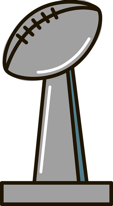 Super Bowl Trophy Clipart