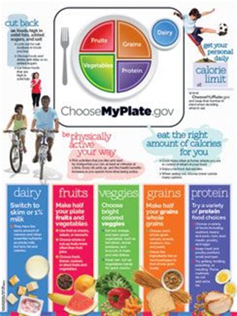 Folks can hang the choose my plate symbol on their refrigerator as an easy guide to use when planning this is especially important for weight control. Choose MyPlate Vertical Poster | Nutrition tips, Nutrition ...
