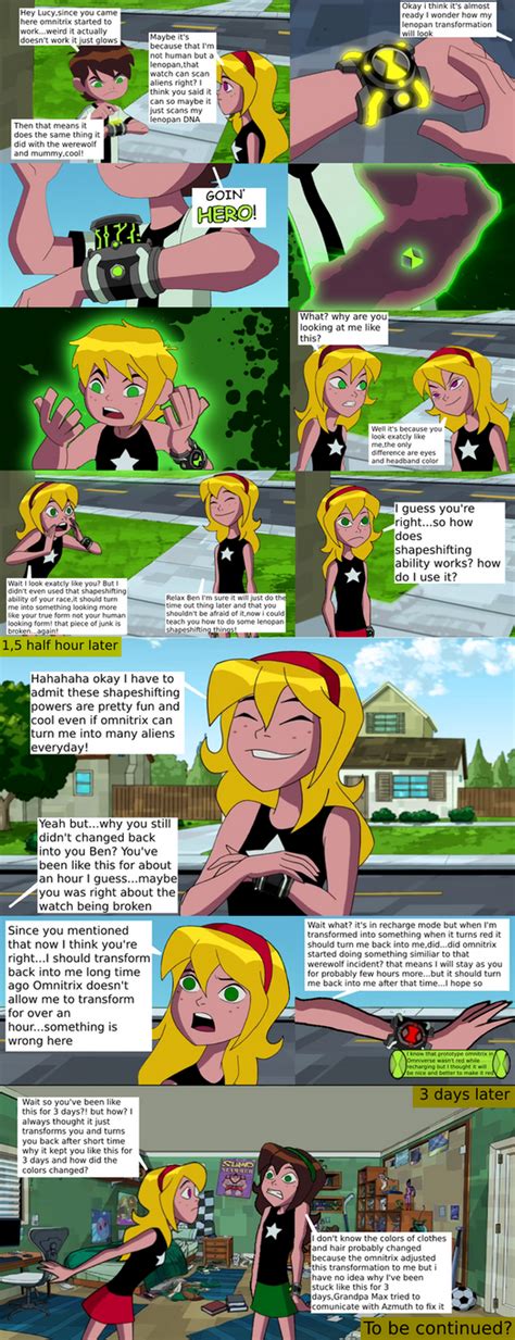 Psych Ben 10 To Lucy Mann Tg Story By Cooki45 On Deviantart