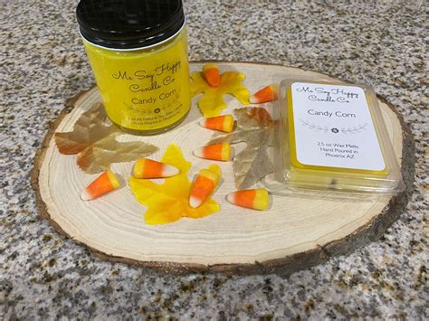 Candy Corn Scented Candle All Natural Soy Wax Candles Etsy Uk