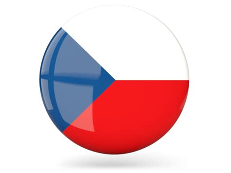 Flagge von tschechien emoji gehört zu der kategorie flaggen, unterkategorie nationalflaggen. Glossy round icon. Illustration of flag of Czech Republic