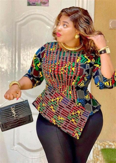 20 Latest Fabulously Beautiful African Print Design Tops For 2021 S Style With Ufuoma O In