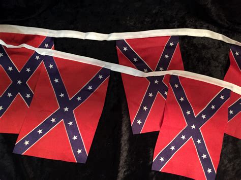 Confederate Jack String Flags 32 Ft Cord Confederate Shop
