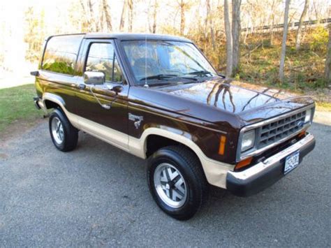 Find Used 1986 Bronco Ii 4x4 Only 73k Actual Miles1 Owner V6 Auto