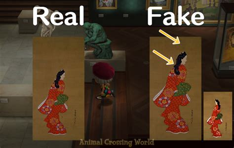 Redds Paintings And Statues Real Vs Fake Art Guide For Animal Crossing