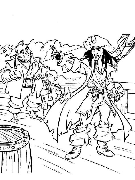 Pirates Of The Caribbean Coloring Pages Free Coloring Pages