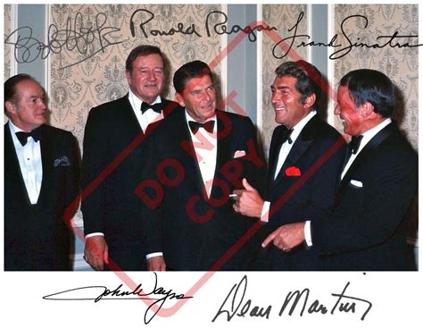 Frank Sinatra Ronald Reagan Vintage 85x11 Autographed Signed Etsy