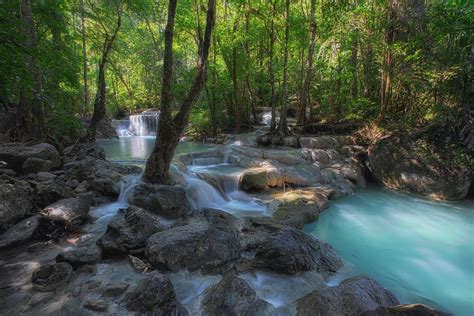 Erawan Waterfall In Thailand Photograph By Mikhail Kokhanchikov Fine