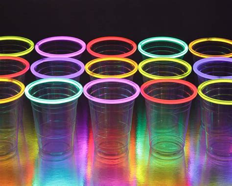 Buy Glo Pro Glow Party 20 Count 16oz Multicolor Light Up Party Cups