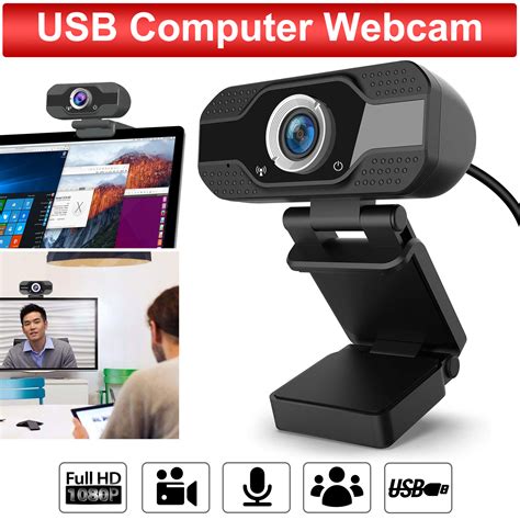 TSV Y8 Stream Webcam with Microphone, 1080P HD Computer Camera with 75 Degrees Wide-Angle ...