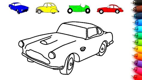 Dibujos Faciles De Carros Para Niños Como Dibujar Un Auto Aprender