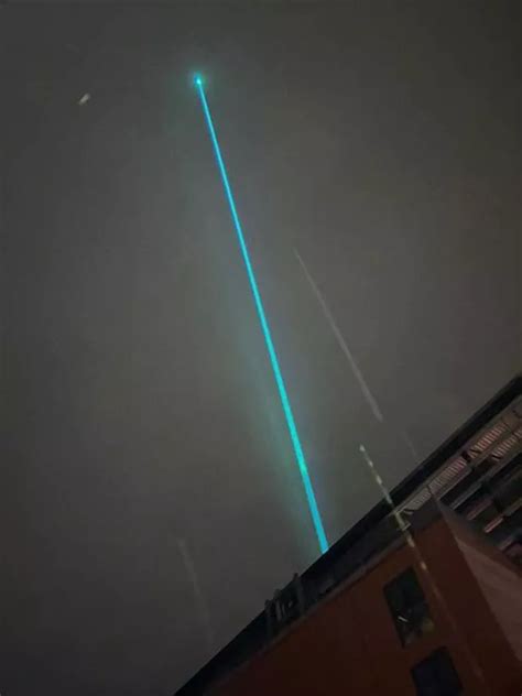 Why Bright Green Beam Of Light Could Be Seen In The Sky Over Leicester