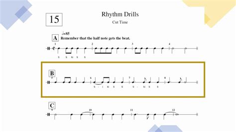 Rhythm Drill 15 Practice Video Youtube