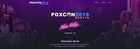 Prächtige Pdxcon Steht Bevor Ticketverkauf Startet Am 7 Mai