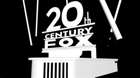 Black And White Twentieth Century Fox Logo 3d Warehouse